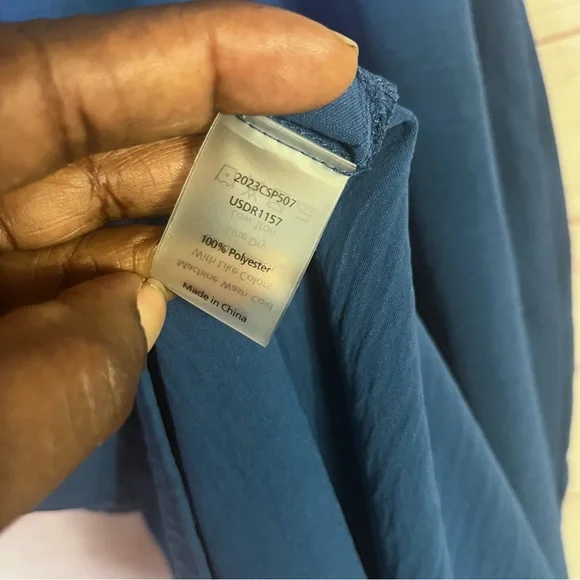 Universal Standard Isola Crinke Crepe Sleeveless Dress Size S / 14-16 - Picture 3 of 8